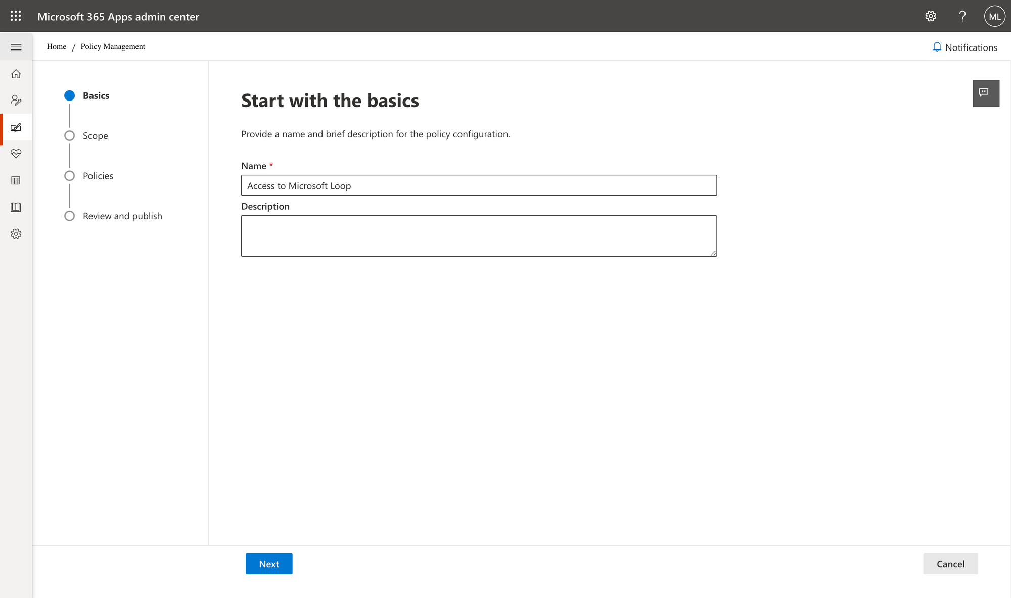 Enabling Microsoft Loop