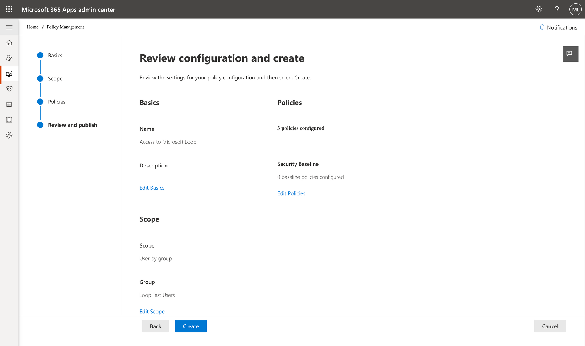 Enabling Microsoft Loop