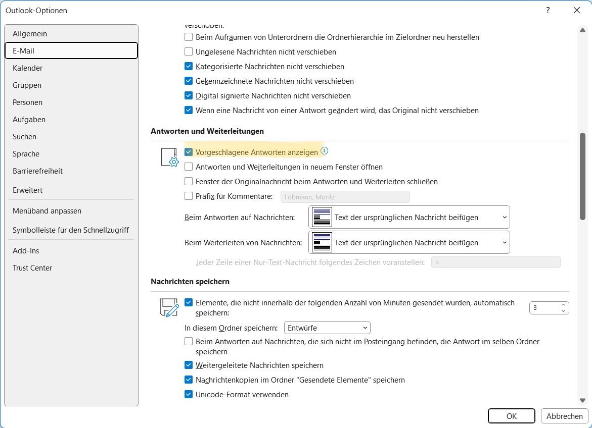 Disabling Suggested Replies in Outlook (Win32) with Proactive Remediations