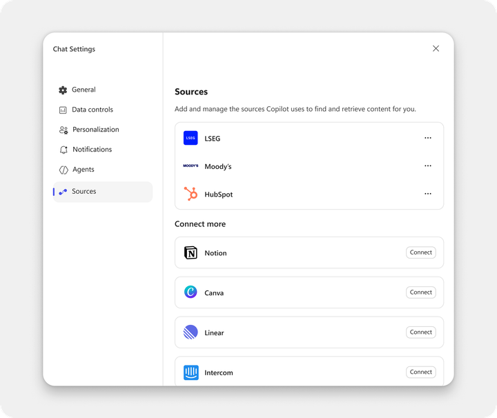 Disable federated Copilot connectors